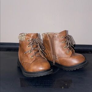 Brown Kids Boots